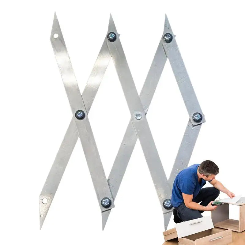 Center Finder Metal 3-Point Center Point Locator Equal Spacing Layout Tool Quickly & Accurately Locate & Set Positions