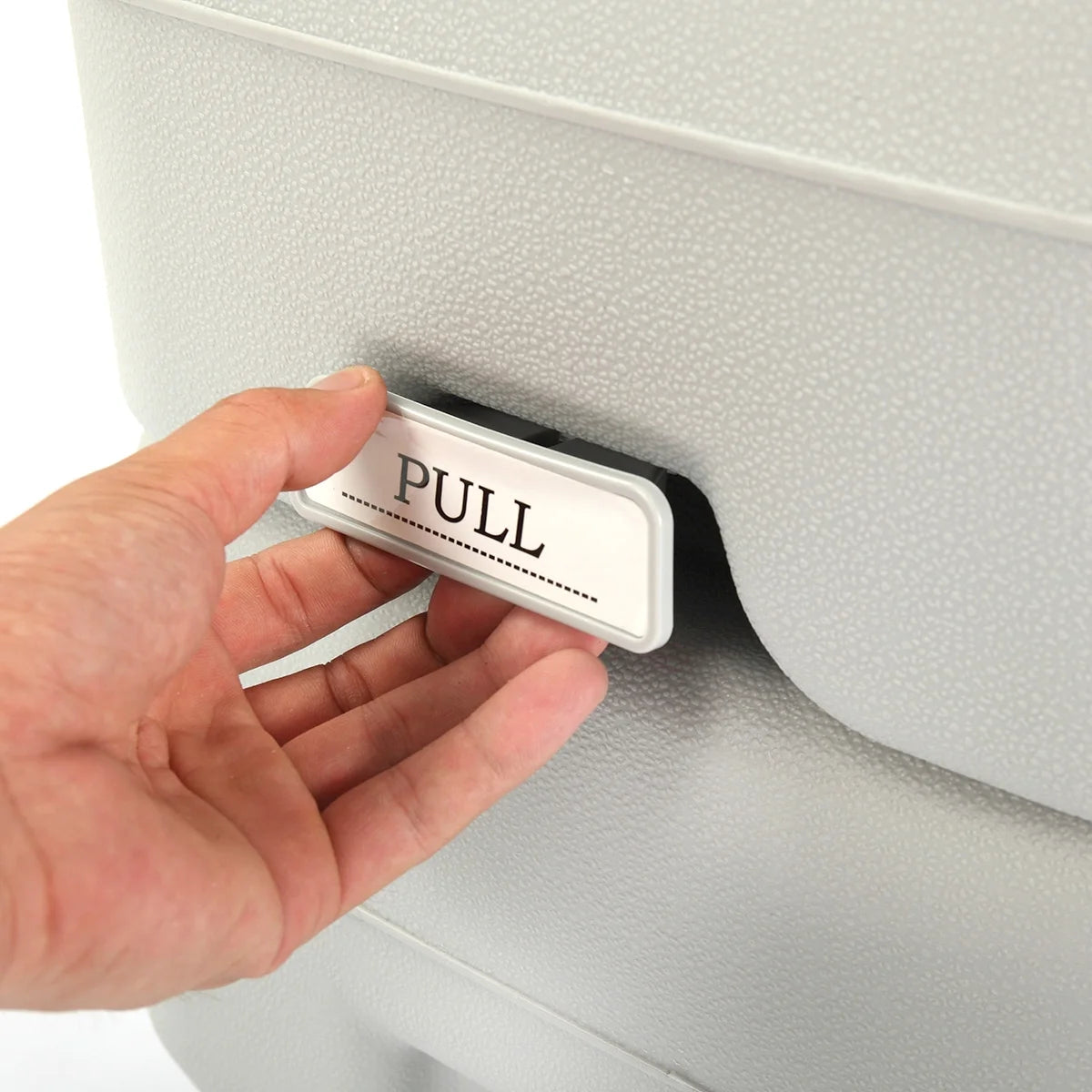 5.3 Gallon Portable Toilet, Outdoor Travel Toilet, Outdoor Toilet for Camping, Hiking, Boating, Gray