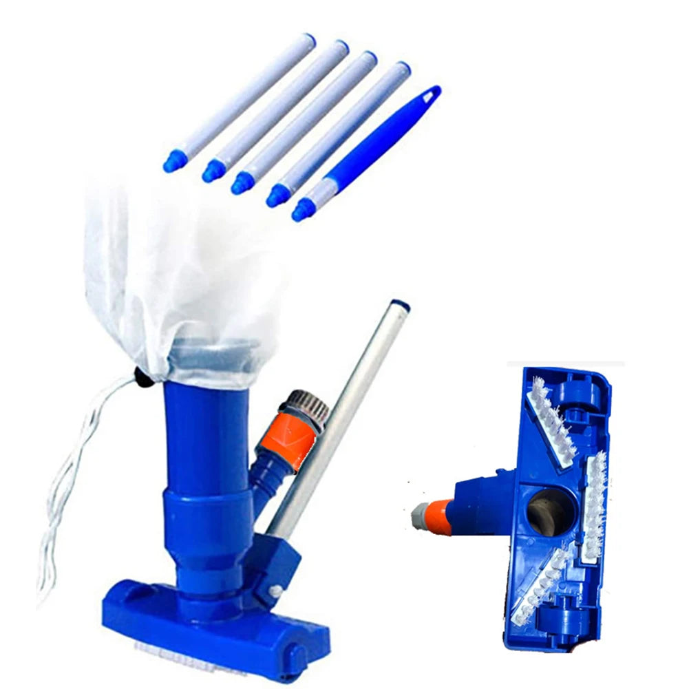 Portable Swimming Pool Cleaning Tool Kit with 5 Section Pole Pool Spa Jet Vacuum Cleaner for above Ground Pool Spa Pond Hot Tub