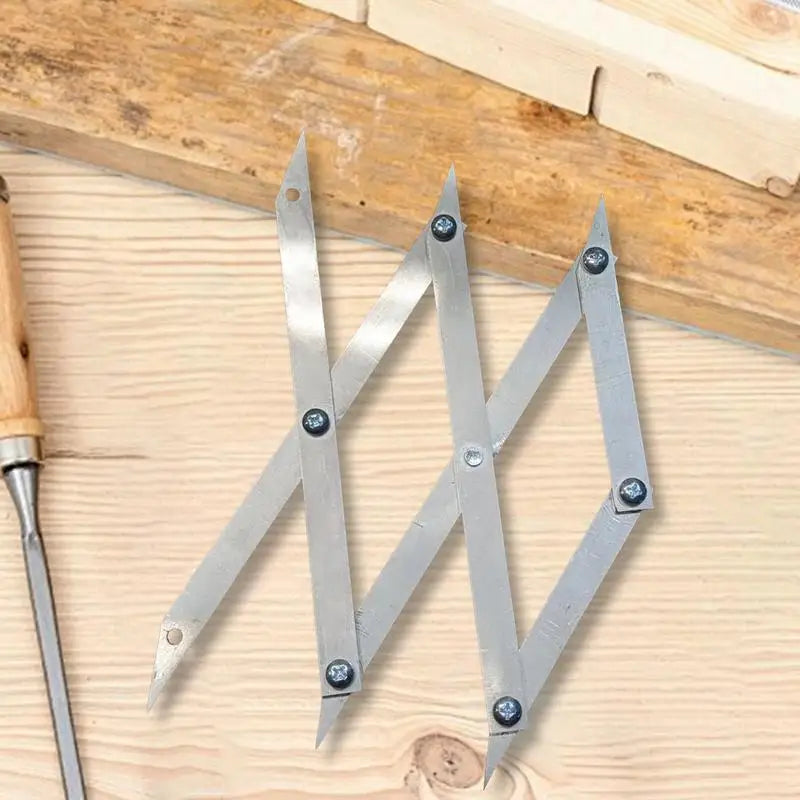 Center Finder Metal 3-Point Center Point Locator Equal Spacing Layout Tool Quickly & Accurately Locate & Set Positions