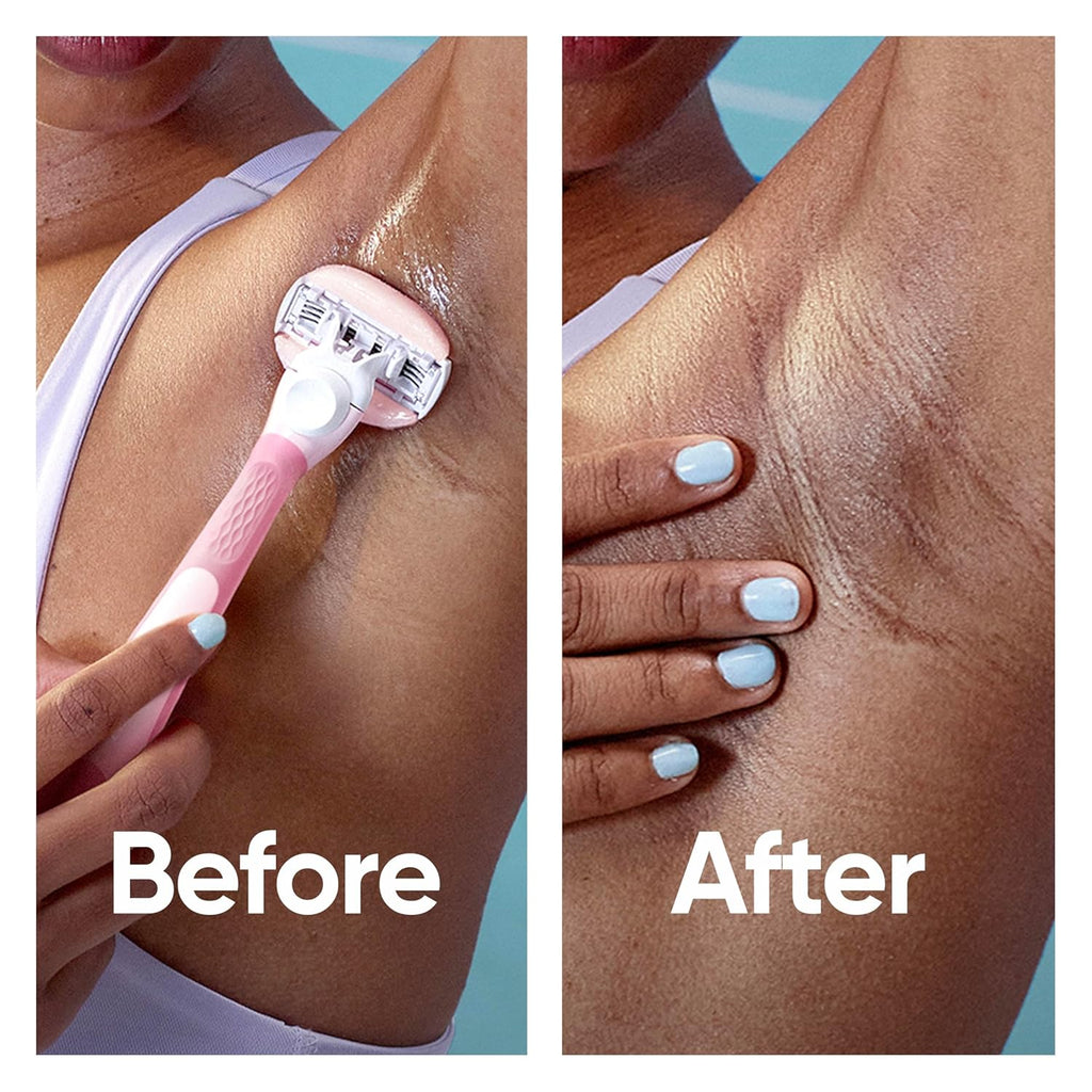 Comfortglide White Tea Women'S Razor Blades, 3-Blade Razor Refills, 6 Count