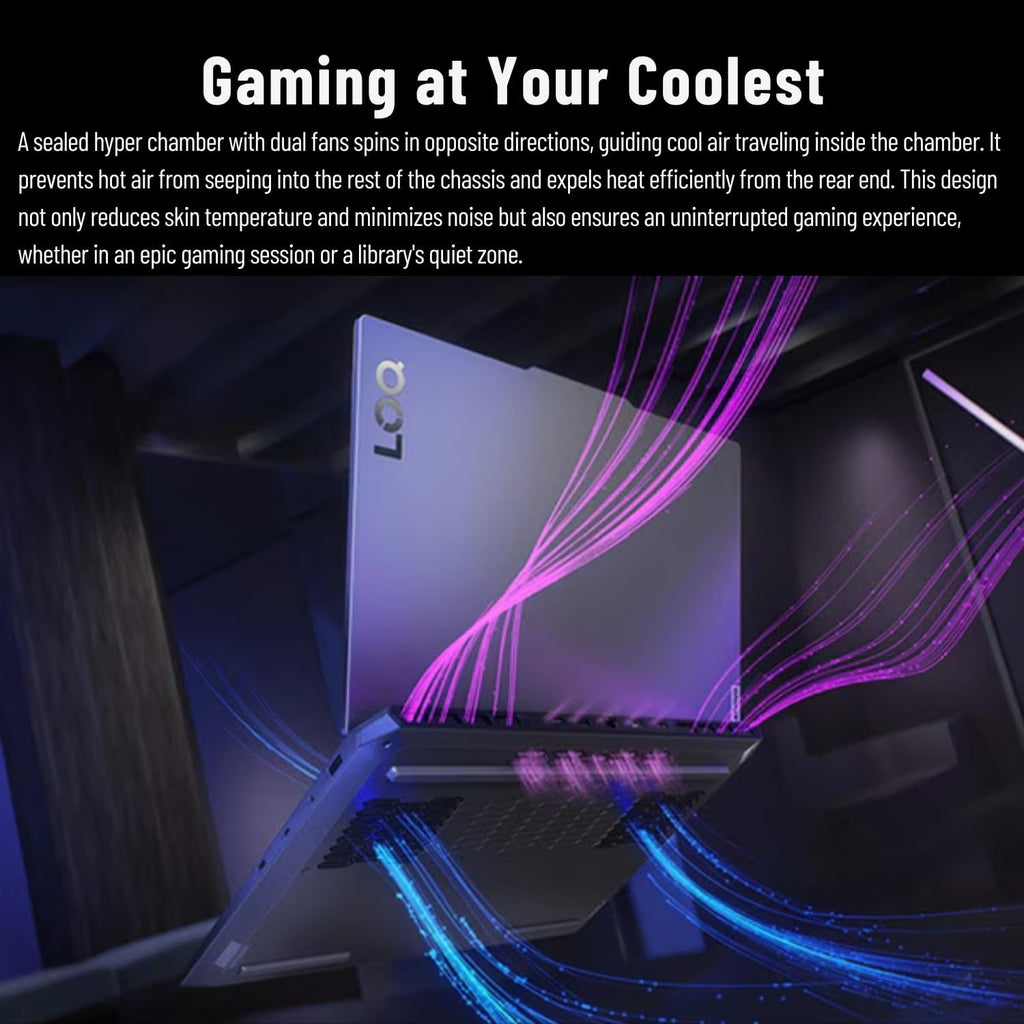 LOQ I7 Premium Gaming Laptop, 15.6" FHD 144Hz, I7-13650Hx (Beats I9-12900H), Geforce RTX 4060 (Boost Clock 2370Mhz), 32GB DDR5 RAM, 1TB SSD, Backlit KB, RJ-45, Wi-Fi 6, Windows 11 Pro, Grey