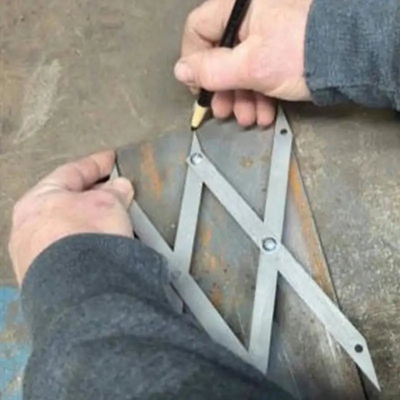 Center Finder Metal 3-Point Center Point Locator Equal Spacing Layout Tool Quickly & Accurately Locate & Set Positions