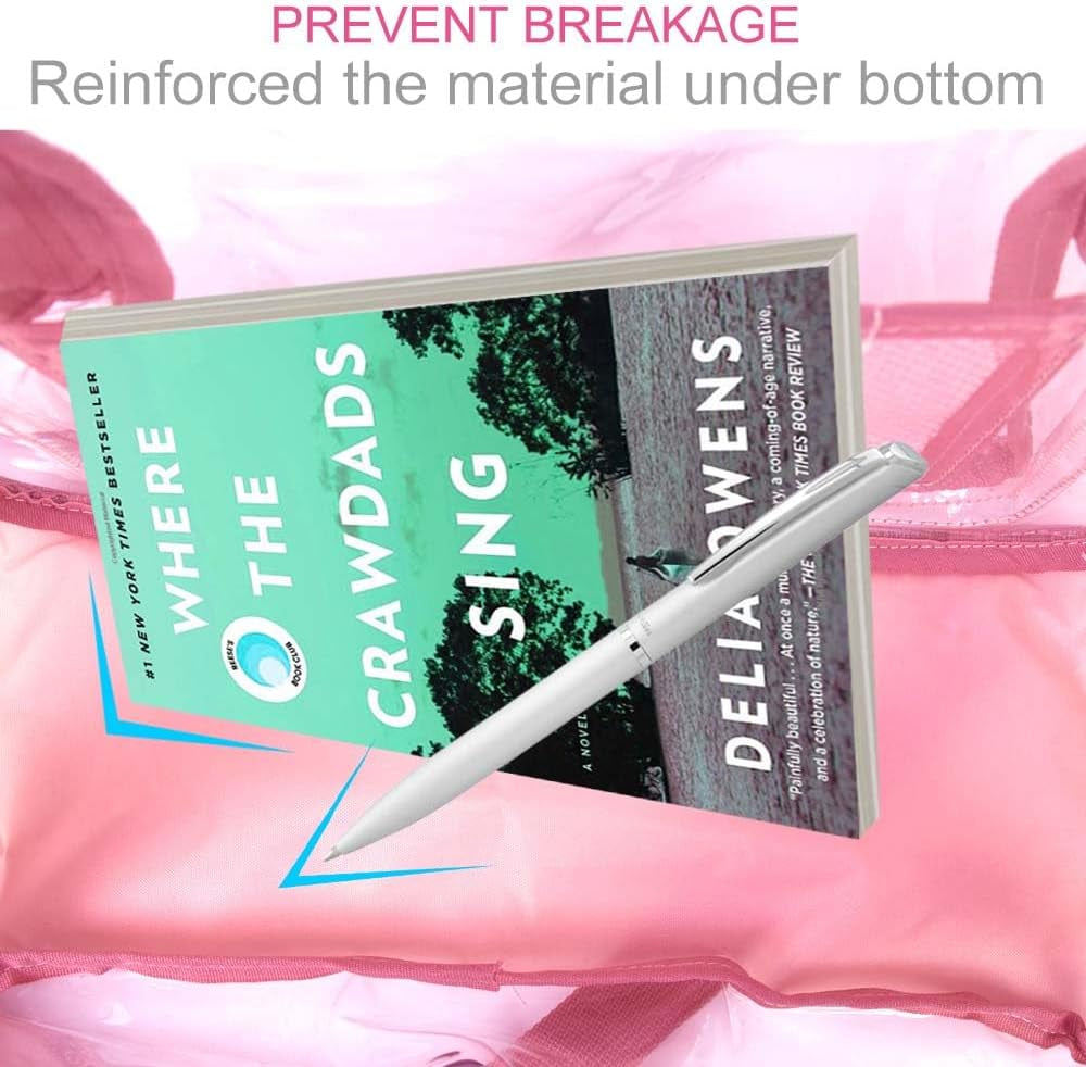 Clear Backpack, Heavy Duty Transparent Bookbag, See through Backpacks for Women Men