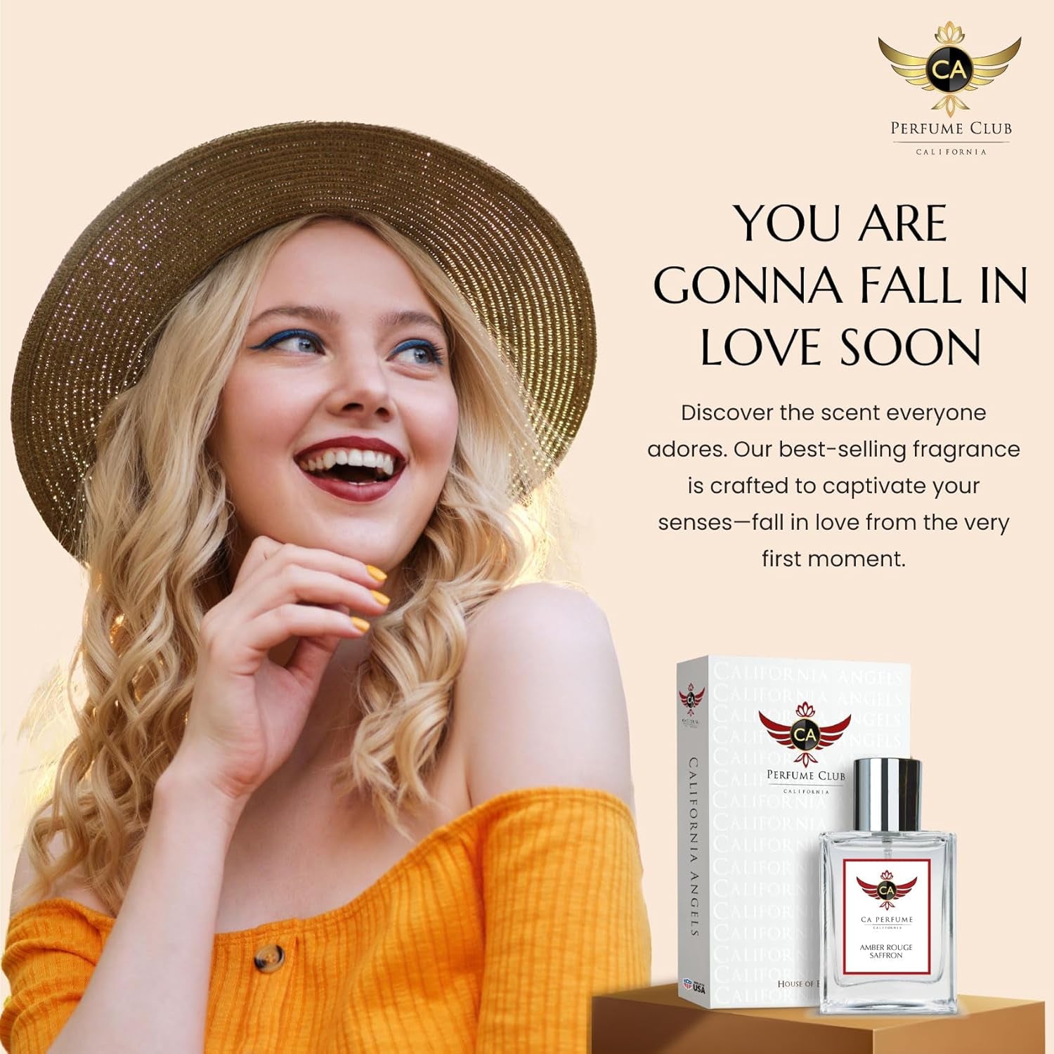 Impression of Amber Rouge Saffron for Women and Men Long Lasting Unisex Fragrance Eau De Parfum 1.7 Fl Oz 50Ml