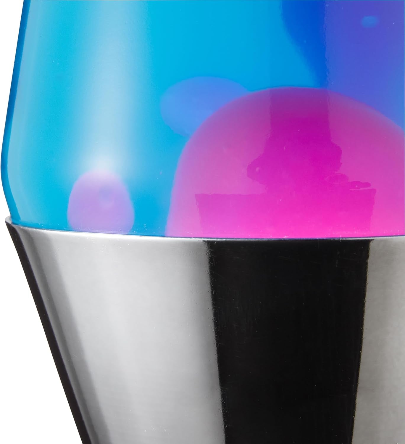 the Original Lamp - 14.5" Techno Chrome - Classic Liquid Motion Lamp - Pink and Blue Liquid - Item #2097 (Amazon Exclusive)