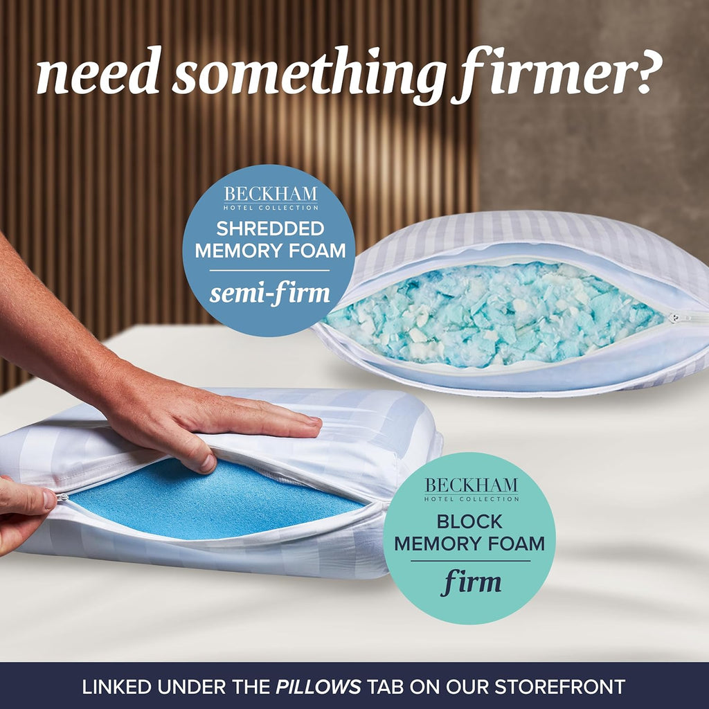 Bed Pillows Standard/Queen Size Set of 2 - Original down Alternative Pillow for Sleeping - Bedding for Back, Stomach or Side Sleepers