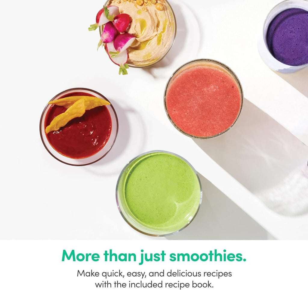 Professional Personal Blender for Shakes, Smoothies, Food Preparation, and Frozen Blending - 24 Ounces, 600 Watts, Gray, Model NBR-0601WM