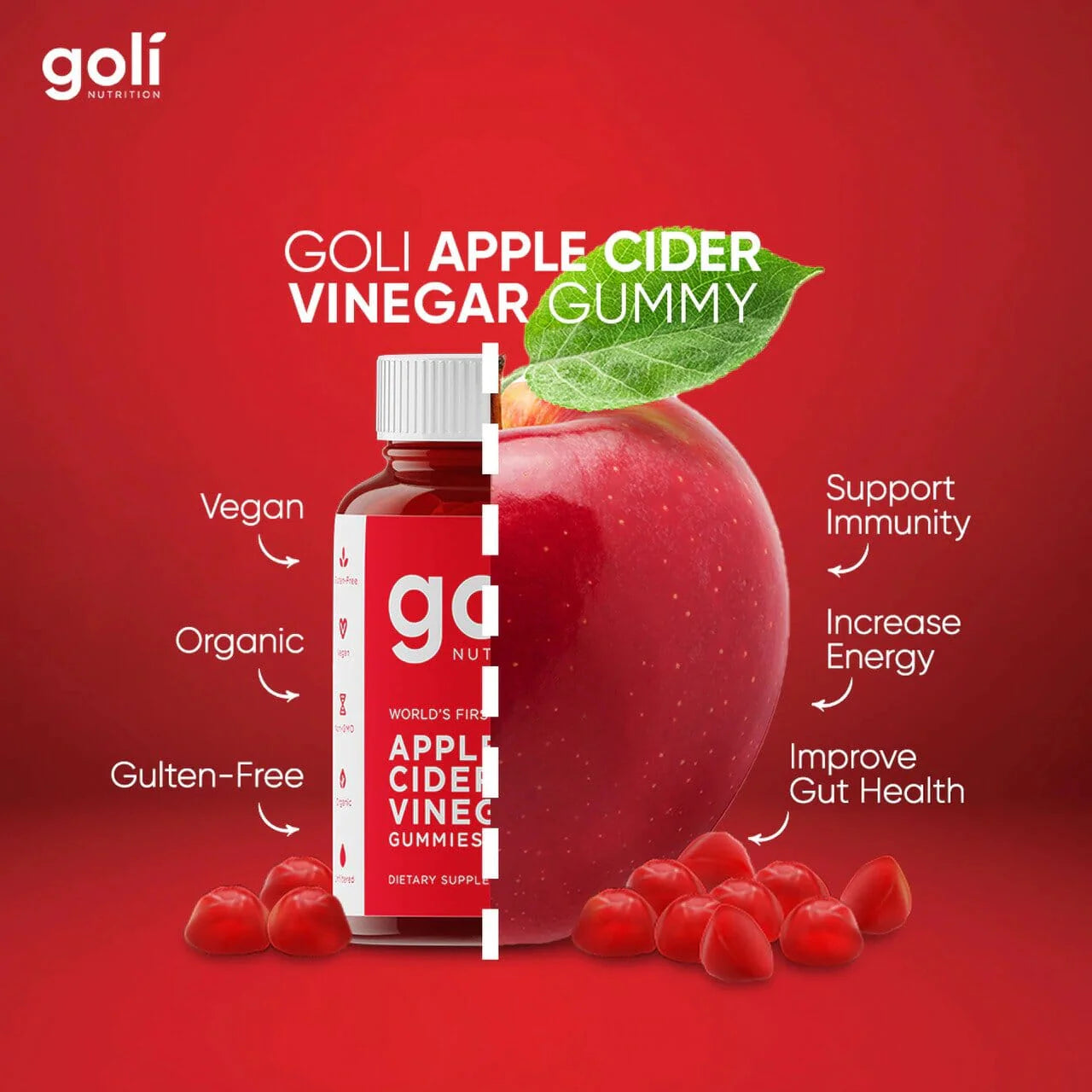 Delicious Goli® Nutrition Gummies Mixed Bundle Pack - Your Tasty Health Boost!