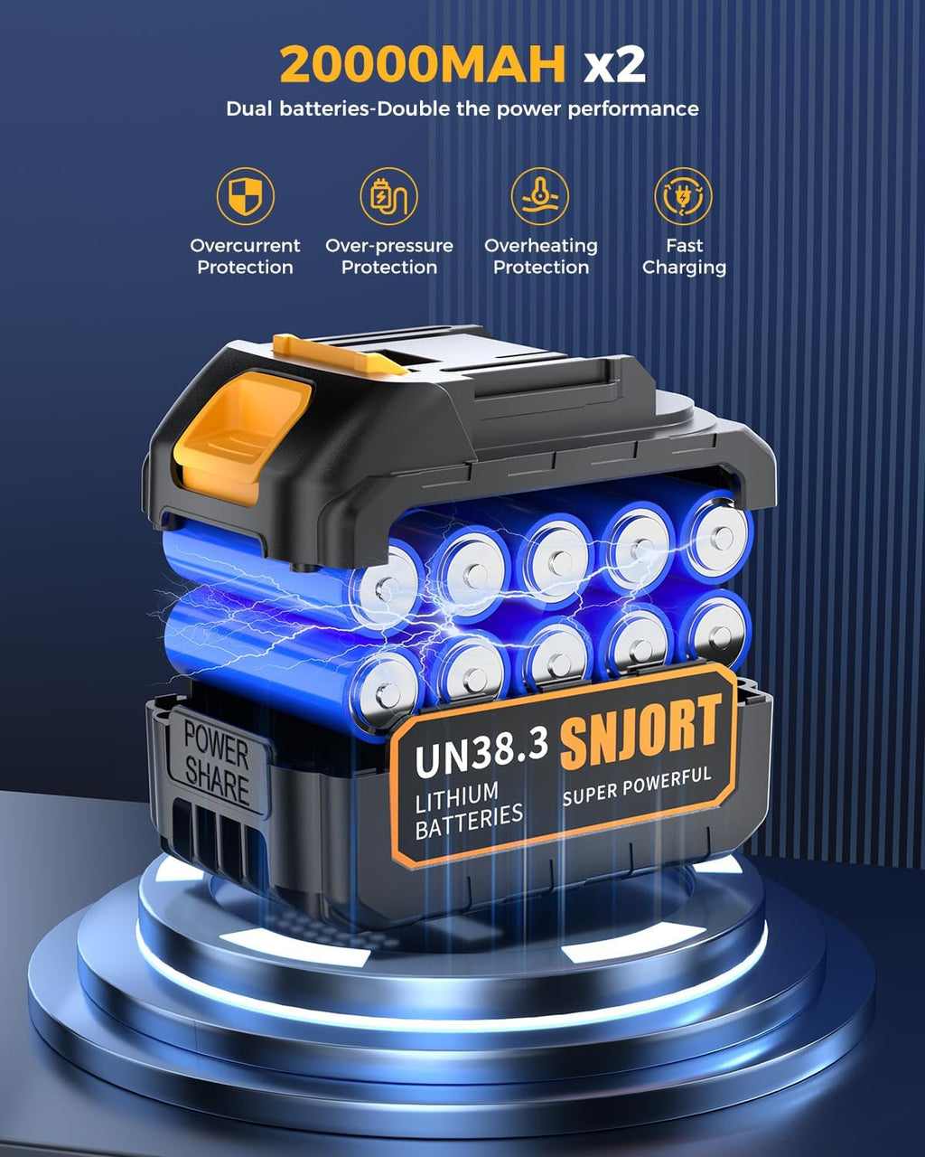 Leaf Blower Cordless with Battery and Charger, 500,000 RPM, Extended Nozzle, Lightweight Handheld Design,Blower for Patio Cleaning