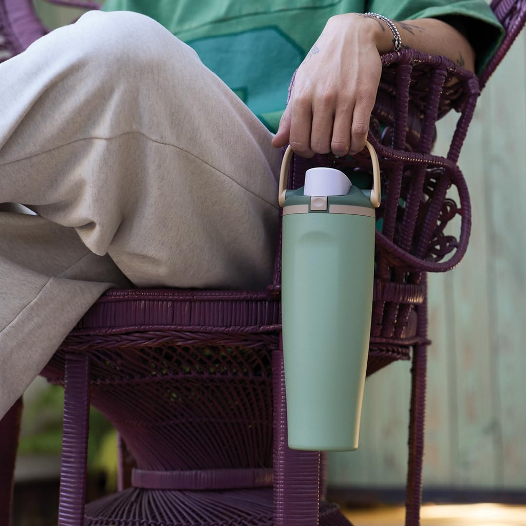 Freesip Sway - Stainless Steel - 30-Oz. - Green (Eucalyptus)