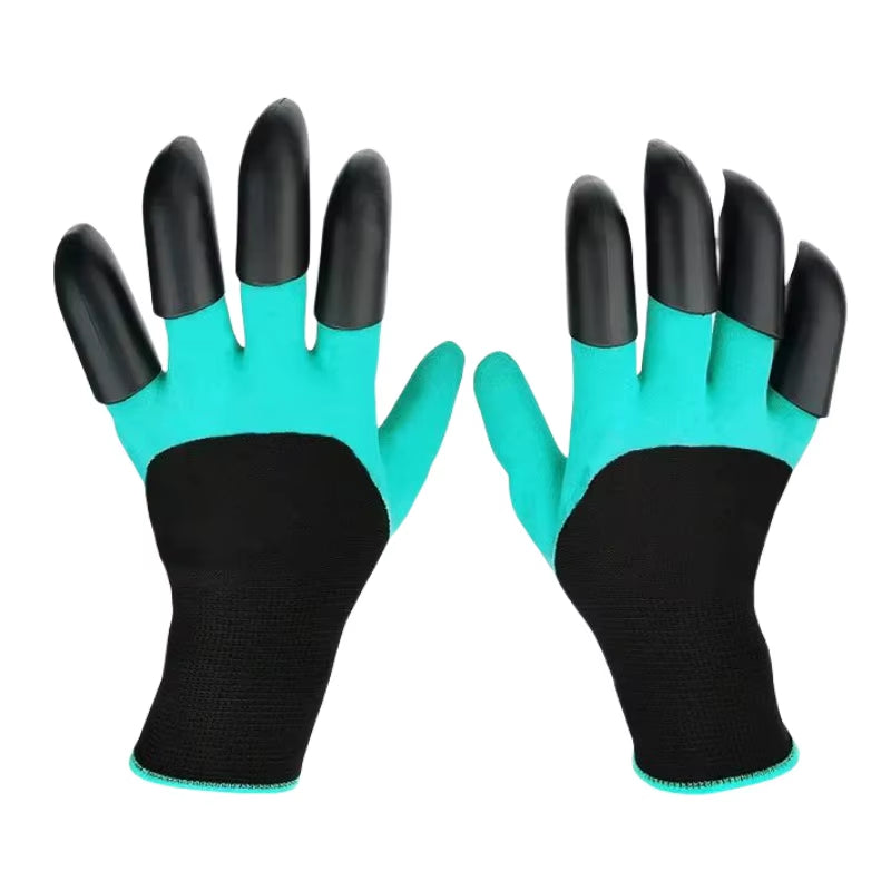 Horticultural Gloves with Claws Digging Gloves Garden Vegetable Flower Garden Planting Stab Resistant Protective Latex Gloves
