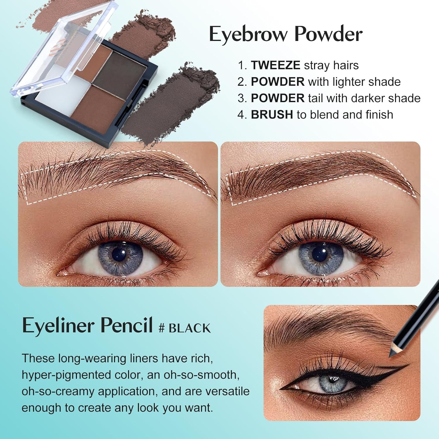 All in One Makeup Kit Comestics Gifts for Girls Teens, Travel Makeup Set 4 Trays Train Case for Beginner Includes Eyeshadow Highlighter Lipgloss Blush Concealer Brush Eyeliner Lipbalm