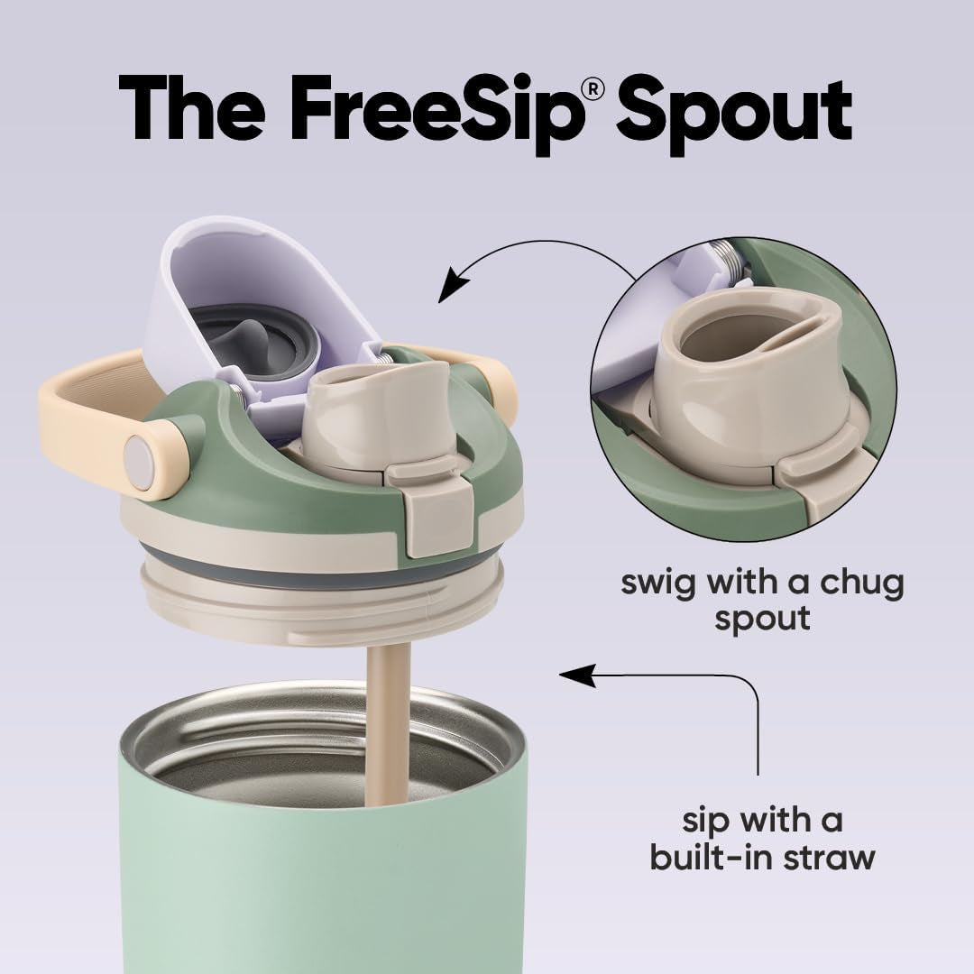 Freesip Sway - Stainless Steel - 30-Oz. - Green (Eucalyptus)