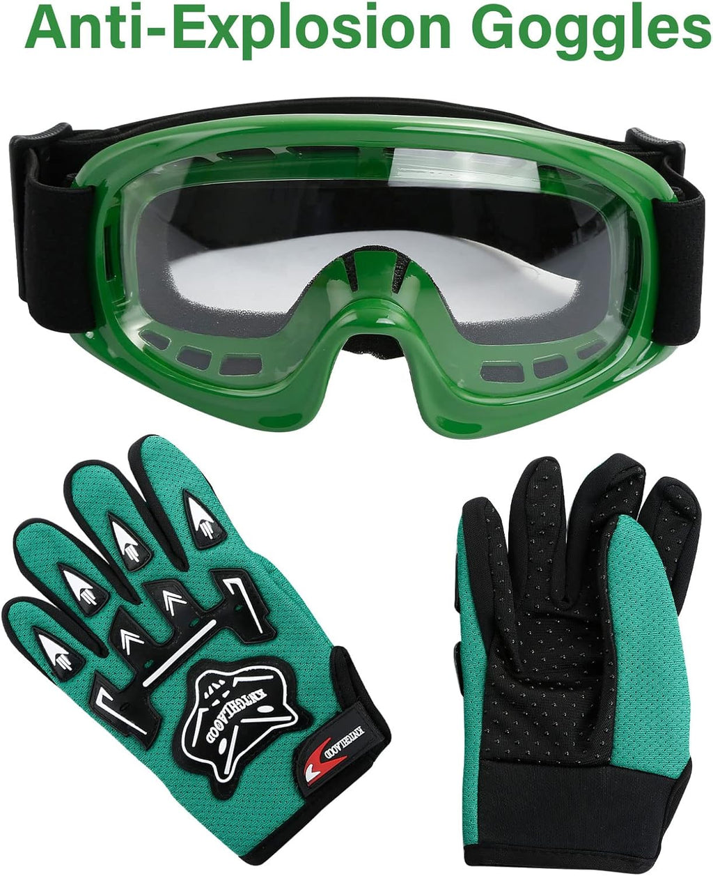 Youth Kids Helmet Motocross ATV Dirtbike BMX MX Offroad Full Face Motorcycle Helmet Gloves Goggles Dot Approved