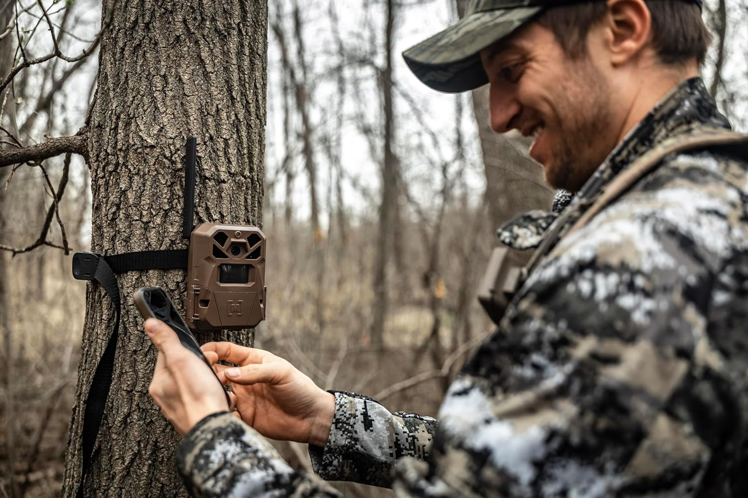 Edge 2 Cellular Trail Camera - Auto Connect Nationwide 4G LTE - on Demand 36MP Photo - 1080P Video with HD Audio - 100 Ft Detection Range - Low Glow Flash