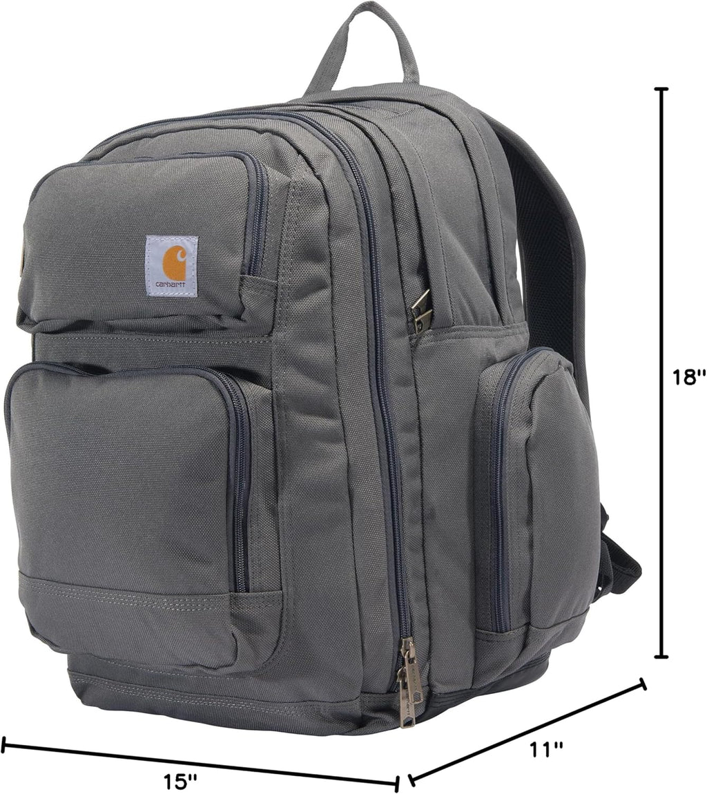 35L Triple-Compartment Backpack, Durable Pack with Laptop Sleeve and Duravax Abrasion Resistant Base, Gravel