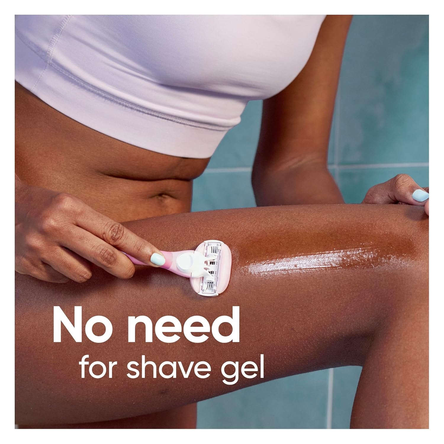 Comfortglide White Tea Women'S Razor Blades, 3-Blade Razor Refills, 6 Count