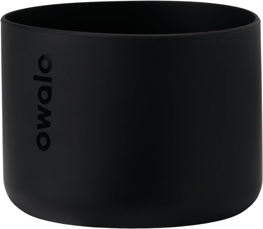 Freesip Insulated Stainless Steel Water Bottle with Straw - 40Oz, Foggy Tide & Silicone Boot, Anti-Slip Protective Sleeve for Sports & Travel