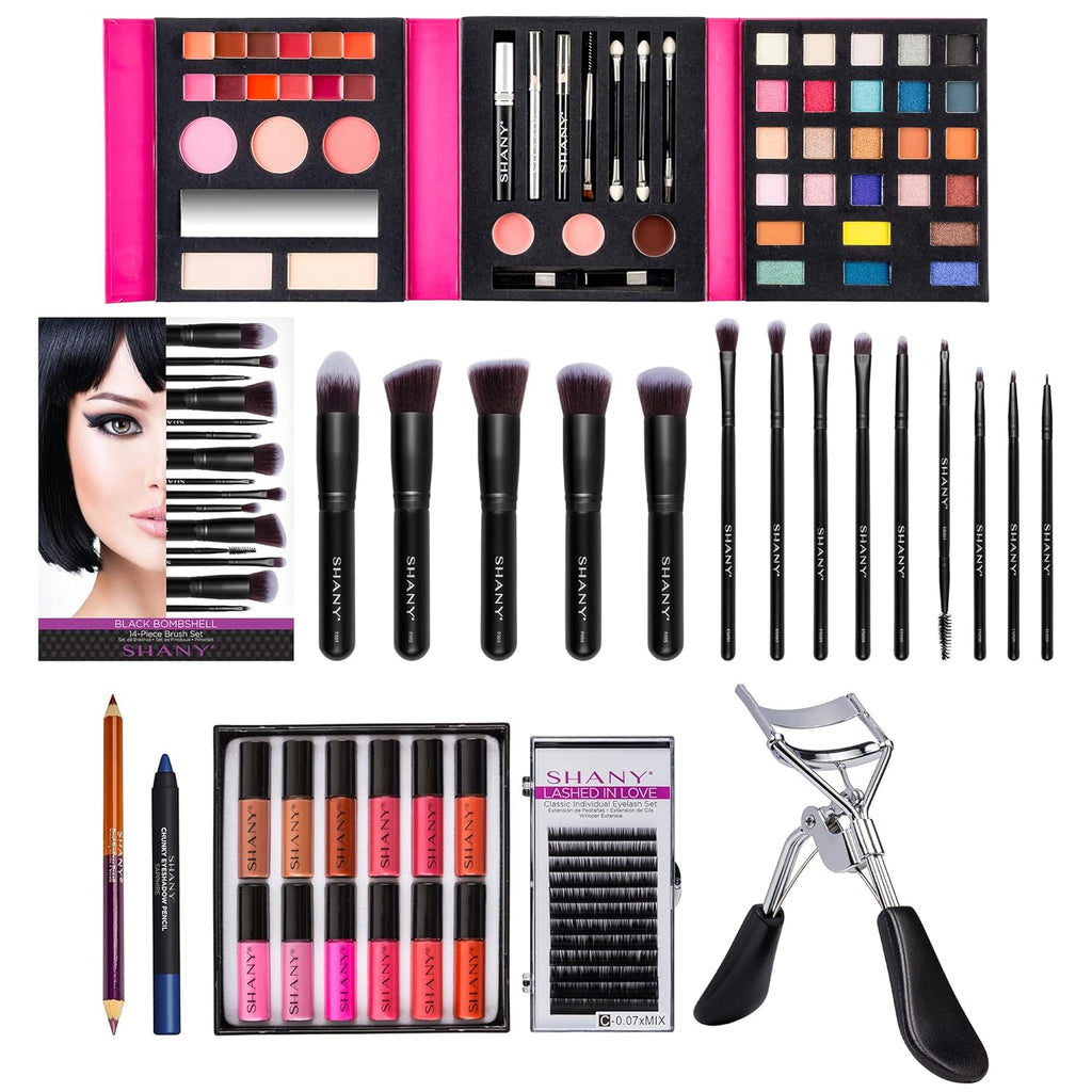 Cosmetics  Gift Surprise- AMAZON EXCLUSIVE - All in One Makeup Bundle - COLORS & SELECTION VARY MULTI-COLORED, Unscented