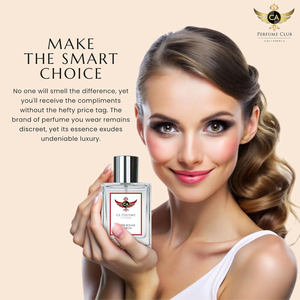 Impression of Amber Rouge Saffron for Women and Men Long Lasting Unisex Fragrance Eau De Parfum 1.7 Fl Oz 50Ml