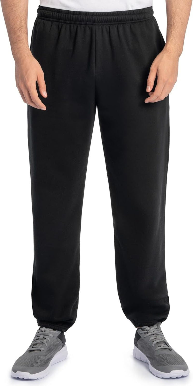 Eversoft Moisture-Wicking Fleece Sweatpants with Pockets, Relaxed Fit, and Breathable Elastic Bottom