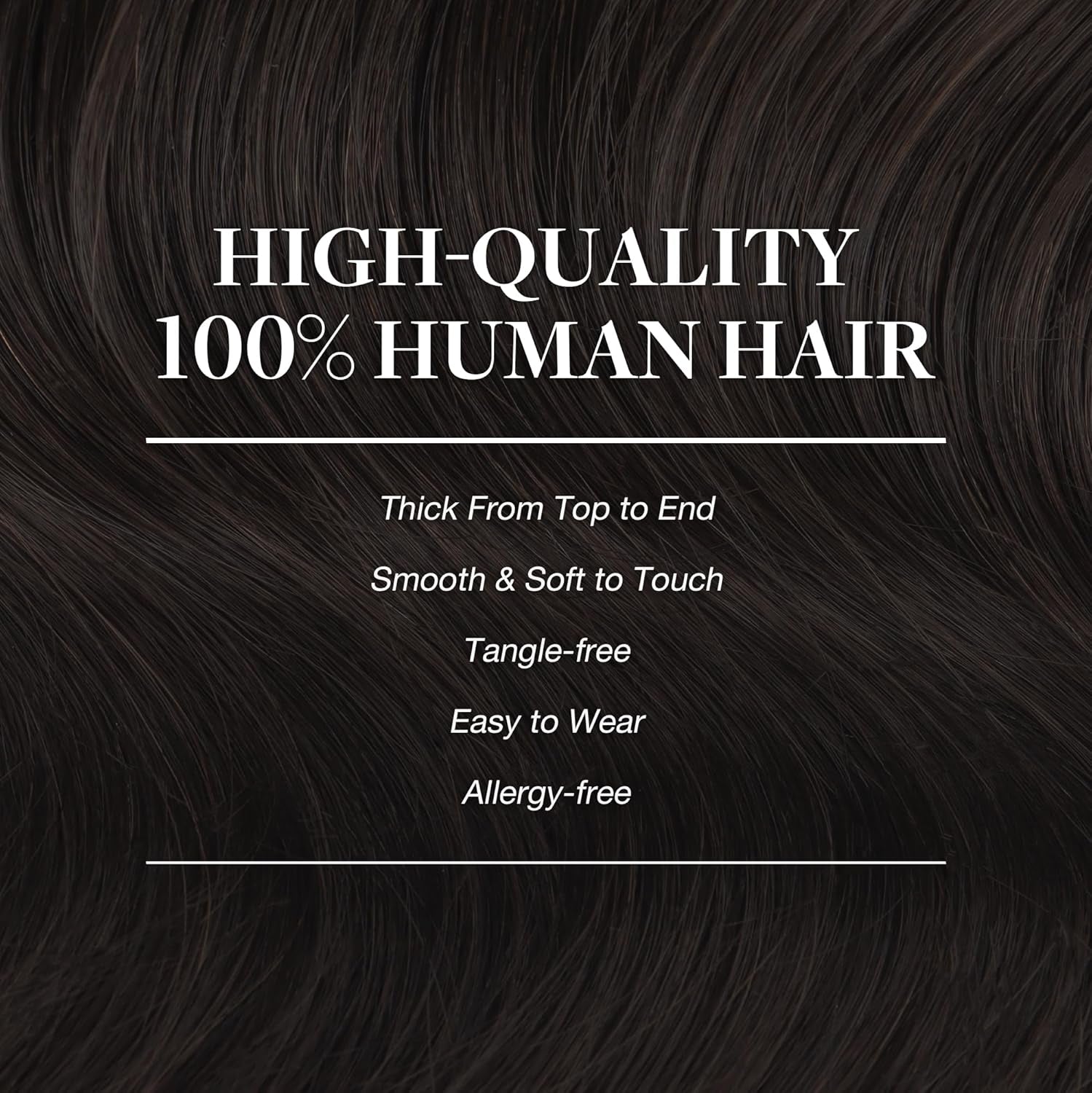 Clip in Hair Extensions Real Human Hair, Remy Human Hair Extensions Clip Ins for Women, Natural Human Hair, 20Inch 120G 7Pcs, 2 Dark Brown