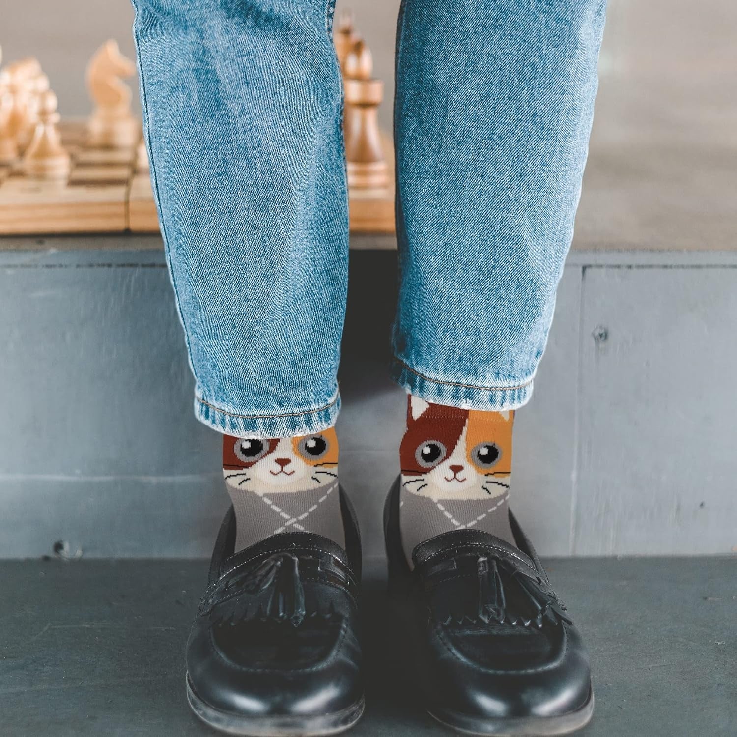 Women's Animal-Themed Socks: Cute Cat, Dog, and Owl Designs - Perfect Gifts for Animal Lovers