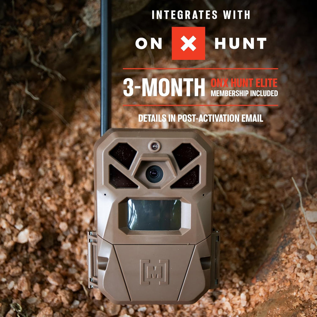 Edge 2 Cellular Trail Camera - Auto Connect Nationwide 4G LTE - on Demand 36MP Photo - 1080P Video with HD Audio - 100 Ft Detection Range - Low Glow Flash