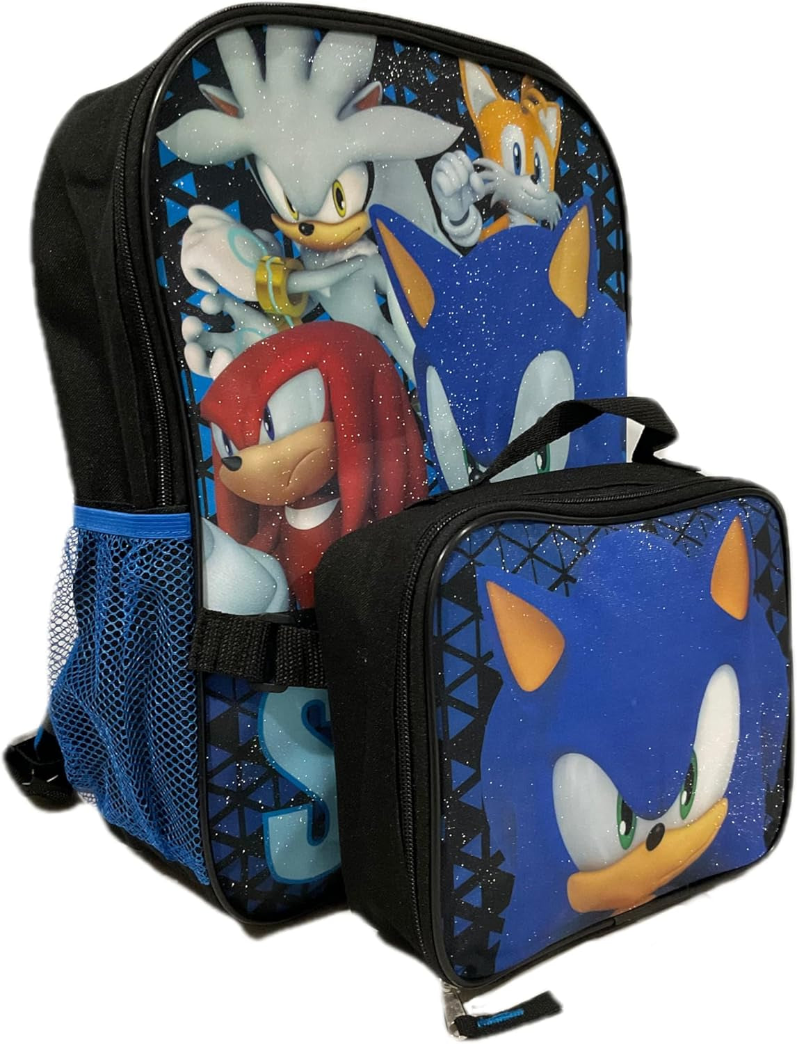 Accessory Innovations Sonic Full Size 16 Inch Backpack with Detachable Lunch Box