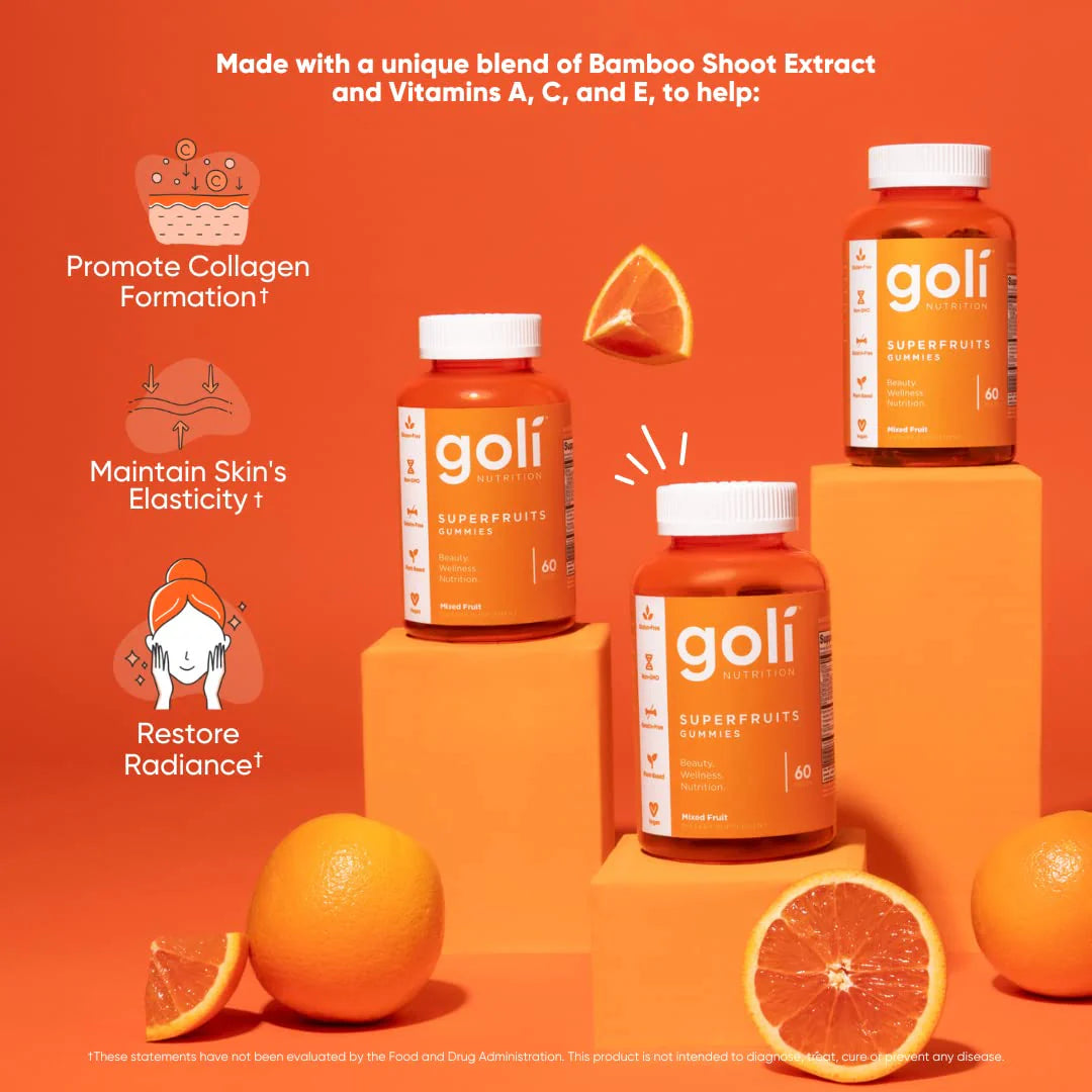 Delicious Goli® Nutrition Gummies Mixed Bundle Pack - Your Tasty Health Boost!