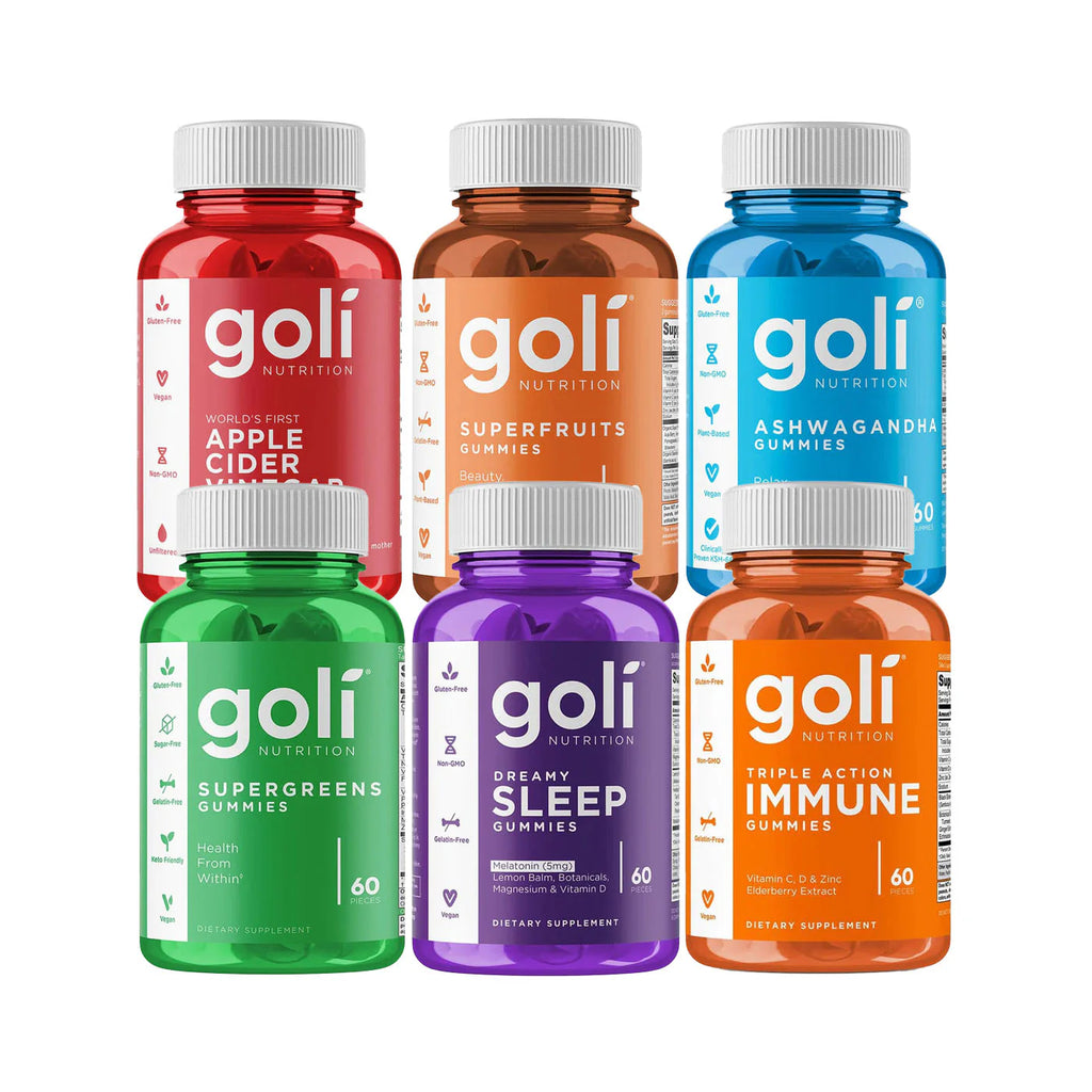Delicious Goli® Nutrition Gummies Mixed Bundle Pack - Your Tasty Health Boost!