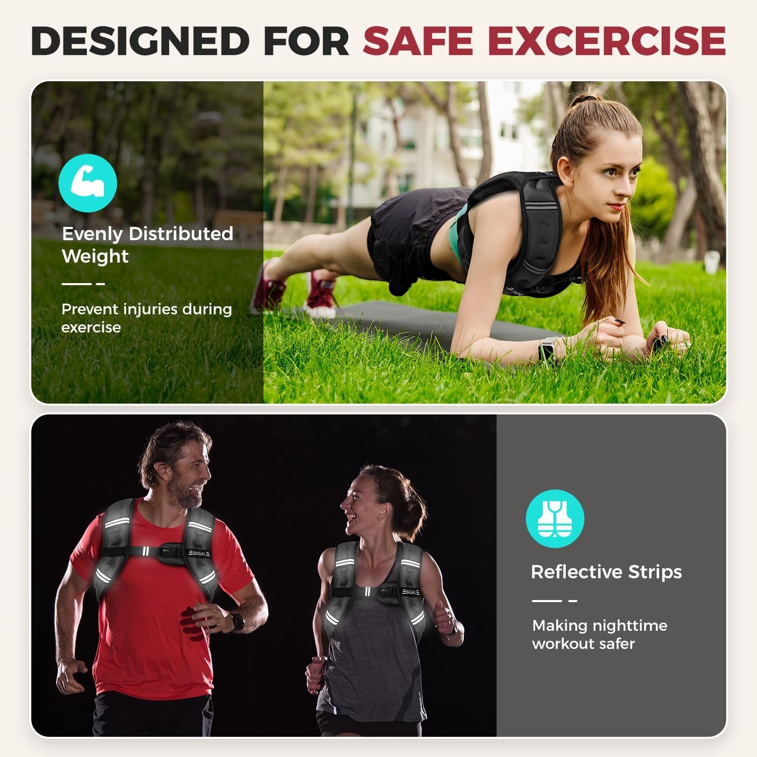 Weighted Vest, 5Lbs/8Lbs/10Lbs/12Lbs/15Lbs/20Lbs/25Lbs/30Lbs Weight Vest with Detachable Phone Pouch, Rucking Vest for Women, Men, Walking, Weight Loss, Training, Running