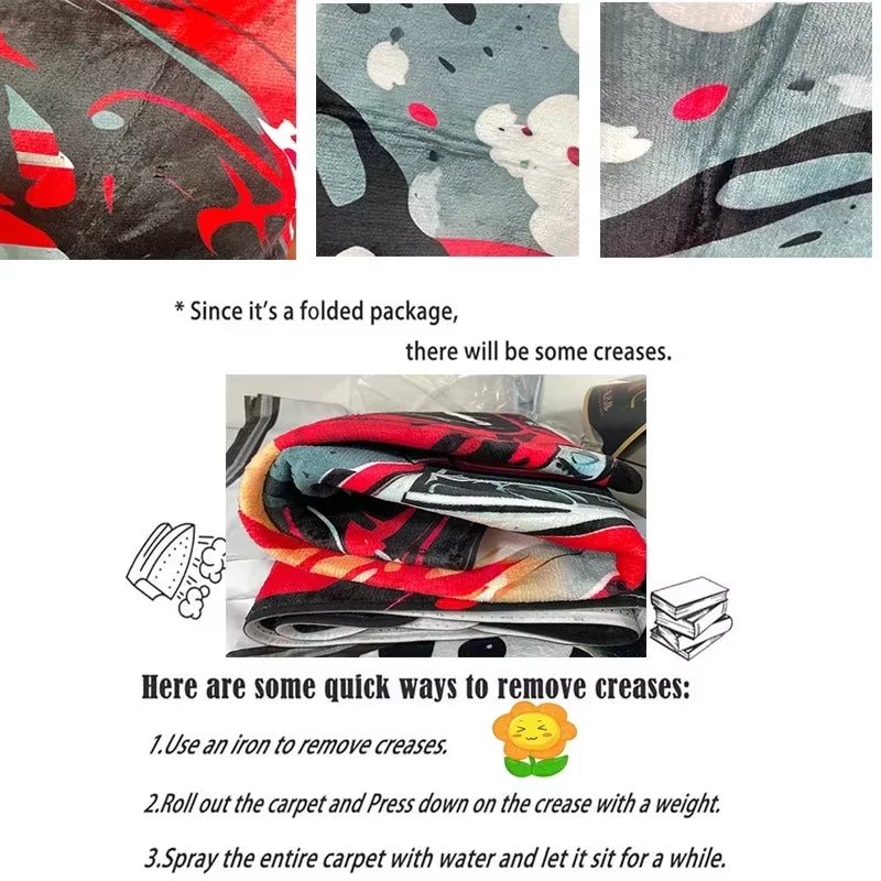 1Pc Christmas Red Rug Snowman Kitchen Carpet Living Room Rug Floor Mat Red Car Christmas Tree Print Door Mat Room Home Decor