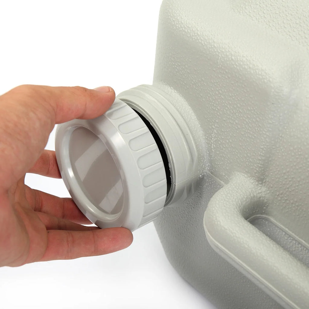 5.3 Gallon Portable Toilet, Outdoor Travel Toilet, Outdoor Toilet for Camping, Hiking, Boating, Gray